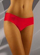 Hipster panties, embroidery, seamless